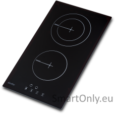 Simfer H3.020.DEBSP Hob, Induction, Width 30 cm, 2 cooking zones, Touch control, Black Simfer