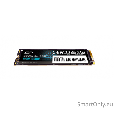 Silicon Power SSD | P34A60 | 2000 GB | Solid-state drive interface PCIe Gen3x4 | Read speed 2200 MB/s | Write speed 1600 MB/s 1