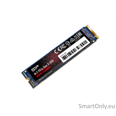 Silicon Power SSD | P34A80 | 1000 GB | Solid-state drive interface PCIe Gen3x4 | Read speed 3400 MB/s | Write speed 3000 MB/s 2