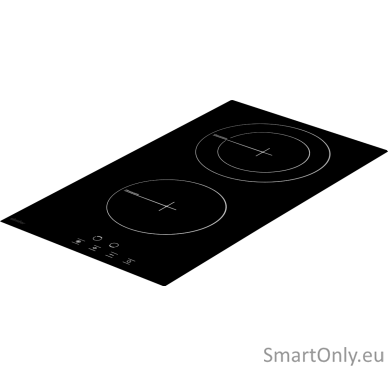 Simfer H3.020.DEBSP Hob, Induction, Width 30 cm, 2 cooking zones, Touch control, Black Simfer 4