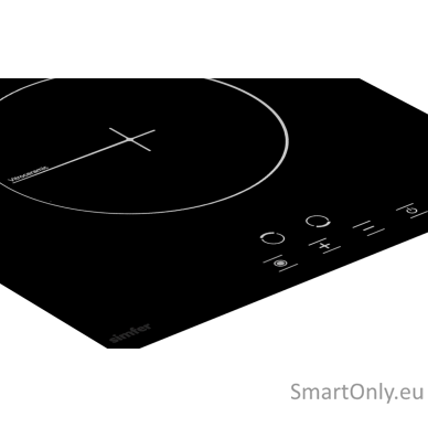 Simfer H3.020.DEBSP Hob, Induction, Width 30 cm, 2 cooking zones, Touch control, Black Simfer 3