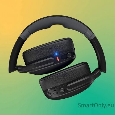 Skullcandy Wireless Headphones Crusher Evo Over-ear, Headband, Microphone, True Black 1