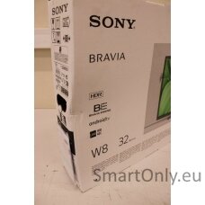 Sony KD32W800P | 32" (80 cm) | Smart TV | Android | HD | Black | DAMAGED PACKAGING,  FEW SMALL NICKS ON TOP FRAME