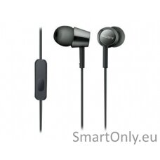 Sony MDR-EX155APB Wired, In-ear, Microphone, 3.5 mm, Black