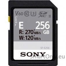 Sony | SF-E Series UHS-II SDXC Memory Card | SF-E256 | 256 GB | SDXC | Flash memory class 10