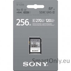 Sony | SF-E Series UHS-II SDXC Memory Card | SF-E256 | 256 GB | SDXC | Flash memory class 10