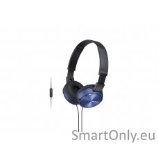 Sony ZX series MDR-ZX310AP Wired, On-Ear, 3.5 mm, Blue