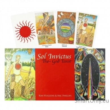 Sol Invictus: The God Tarot kortos Schiffer Publishing