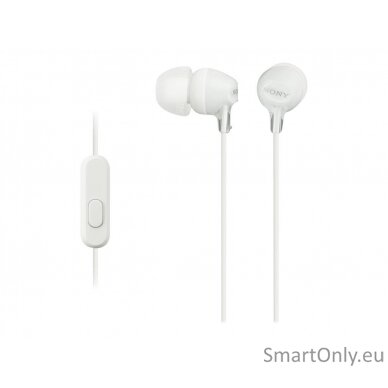 Sony EX series MDR-EX15AP In-ear White 1