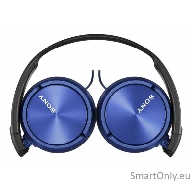 Sony Foldable Headphones MDR-ZX310 Headband/On-Ear, Blue 2