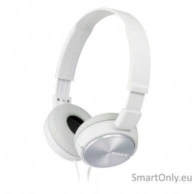 Sony Foldable Headphones MDR-ZX310 Headband/On-Ear, White