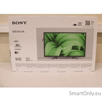 Sony KD32W800P | 32" (80 cm) | Smart TV | Android | HD | Black | DAMAGED PACKAGING,  FEW SMALL NICKS ON TOP FRAME