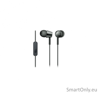 Sony MDR-EX155APB Wired, In-ear, Microphone, 3.5 mm, Black