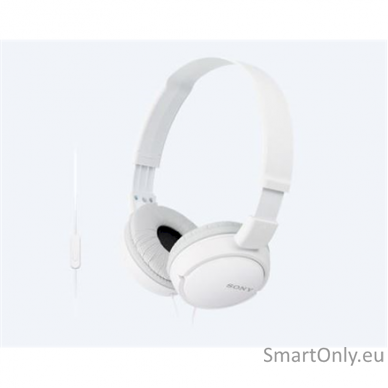 Sony MDR-ZX110APW.CE7 Headband/On-Ear, Microphone, White