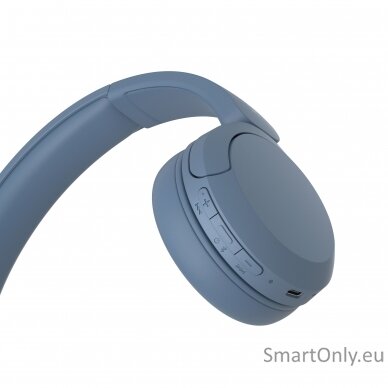 Sony WH-CH520 Wireless Headphones, Blue 3