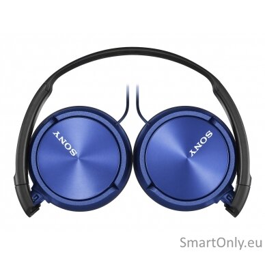 Sony ZX series MDR-ZX310AP Wired, On-Ear, 3.5 mm, Blue 2