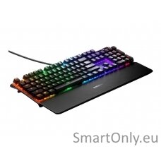 SteelSeries | Gaming Keyboard | Apex Pro TKL Gen 3 | ND Layout | Bluetooth | Black | 2.4 GHz / Bluetooth/ Wired | OmniPoint 3.0 Adjustable HyperMagnetic Switches | Wireless connection