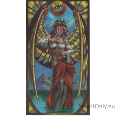 Steampunk Art Nouveau Tarot kortos Lo Scarabeo 4