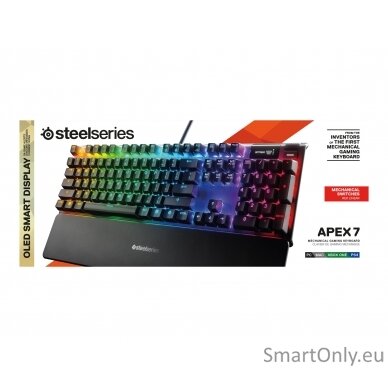 SteelSeries APEX 7 Mechanical Gaming Keyboard RGB LED light US Wired 5