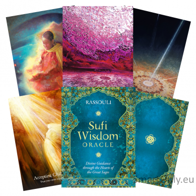 Sufi Wisdom Oracle kortos Blue Angel