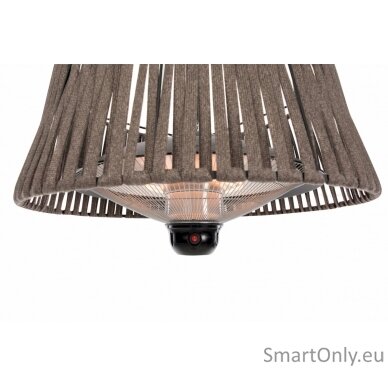 SUNRED Heater ARTIX M-HO BROWN, Corda Bright Hanging Infrared, 1800 W, Brown, IP24 2