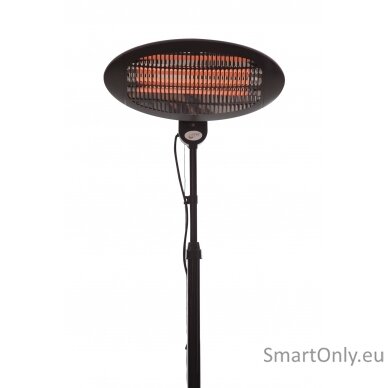 SUNRED Heater SMQ2000A, Elekra Quartz Standing Infrared, 2000 W, Black, IP34 2