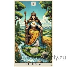 Tarot: The Empress Dėlionė Iš Medžio (250 detalių) Fantasy Puzzles