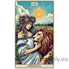 Tarot: The Strength Dėlionė Iš Medžio (250 detalių) Fantasy Puzzles