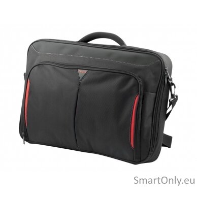 Targus Clamshell Laptop Bag CN418EU Black/Red, Shoulder strap, Briefcase 3