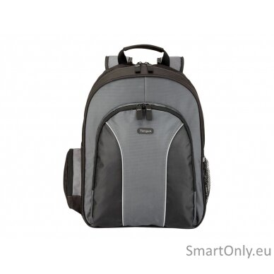 Targus | Essential Laptop Backpack | Backpack | Black/Grey 1