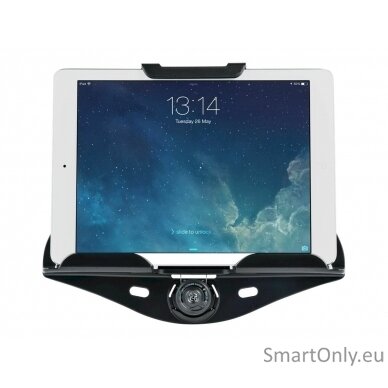 Targus | Universal In Car Tablet Holder | * BOA closure system allows you to quickly adjust and secure the cradle to fit virtually any tablet* Adjustable strap fits onto all types of car headrests* Compact design which fits neatly into car backseat pocket 1