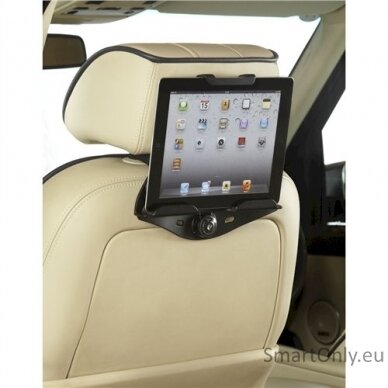 Targus | Universal In Car Tablet Holder | * BOA closure system allows you to quickly adjust and secure the cradle to fit virtually any tablet* Adjustable strap fits onto all types of car headrests* Compact design which fits neatly into car backseat pocket 2