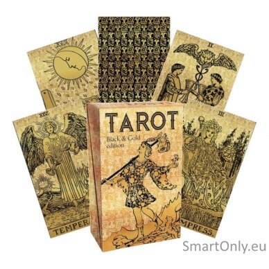 Tarot Black and Gold Edition taro kortos Lo Scarabeo 6