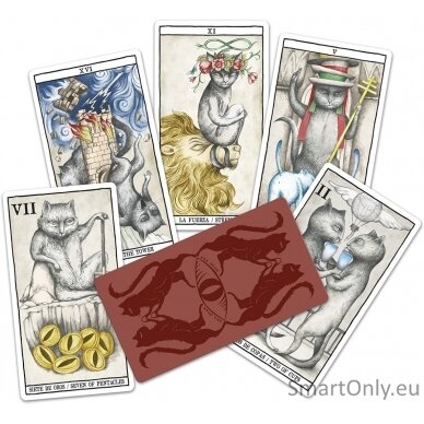 Tarot Cats kortos Fournier 2