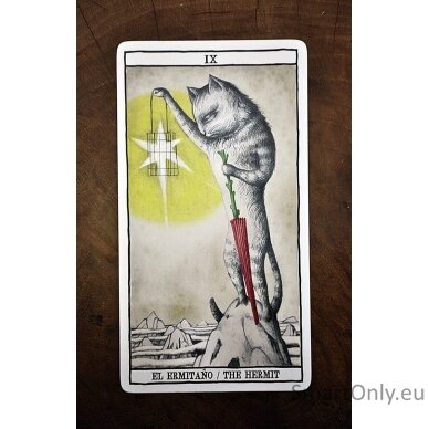 Tarot Cats kortos Fournier 8