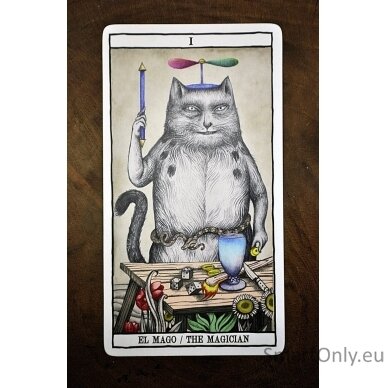 Tarot Cats kortos Fournier 9