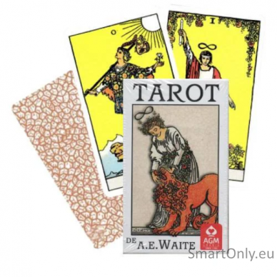 Tarot De Ae Waite Premium Deck In Spanish kortos AGM (maža versija)