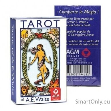 Tarot De Ae Waite Standard Blue Edition In Spanish kortos AGM 1