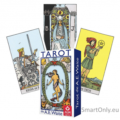 Tarot De Ae Waite Standard Blue Edition In Spanish kortos AGM