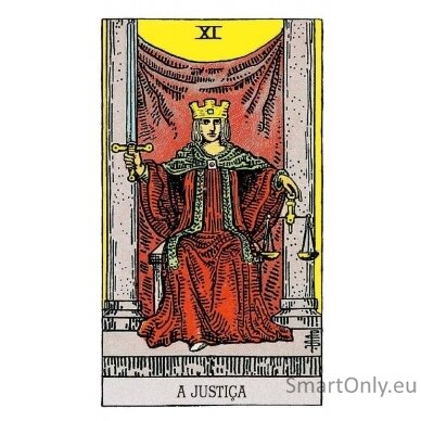 Tarot de A.E. Waite Tarot kortos Premium standartas Portugališkas leidimas AGM 6