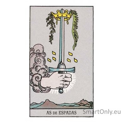 Tarot de A.E. Waite Tarot kortos Premium standartas Portugališkas leidimas AGM 7