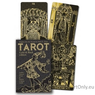 Tarot Gold and Black Edition taro kortos Lo Scarabeo 6