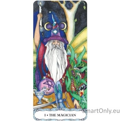 Tarot of a Moon Garden Borderless kortos US Games Systems 8