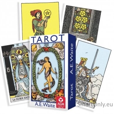 Tarot of A.E. Waite Blue Edition, Standartinis Portugališkas leidimas AGM