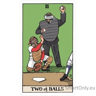 Tarot of Baseball kortos ir knyga US Games Systems 1