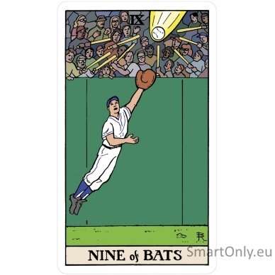 Tarot of Baseball kortos ir knyga US Games Systems 4