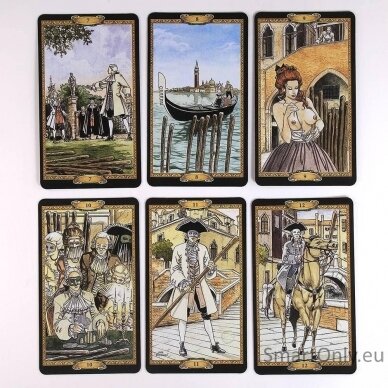 Tarot Of Casanova kortos Lo Scarabeo 6