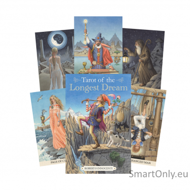 Tarot of the Longest Dream Kit Kortų ir knygos rinkinys Lo Scarabeo