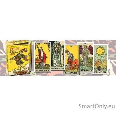 Tarot Original 1909 Kit kortos ir knyga Lo Scarabeo 1