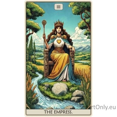 Tarot: The Empress Dėlionė Iš Medžio (250 detalių) Fantasy Puzzles